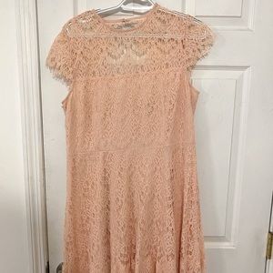 Pink Lace Dress